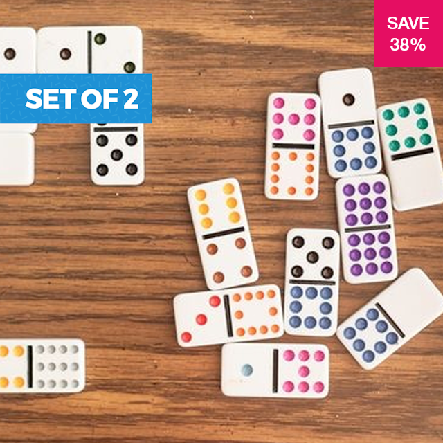 38 off on Double Six Domino set of 2