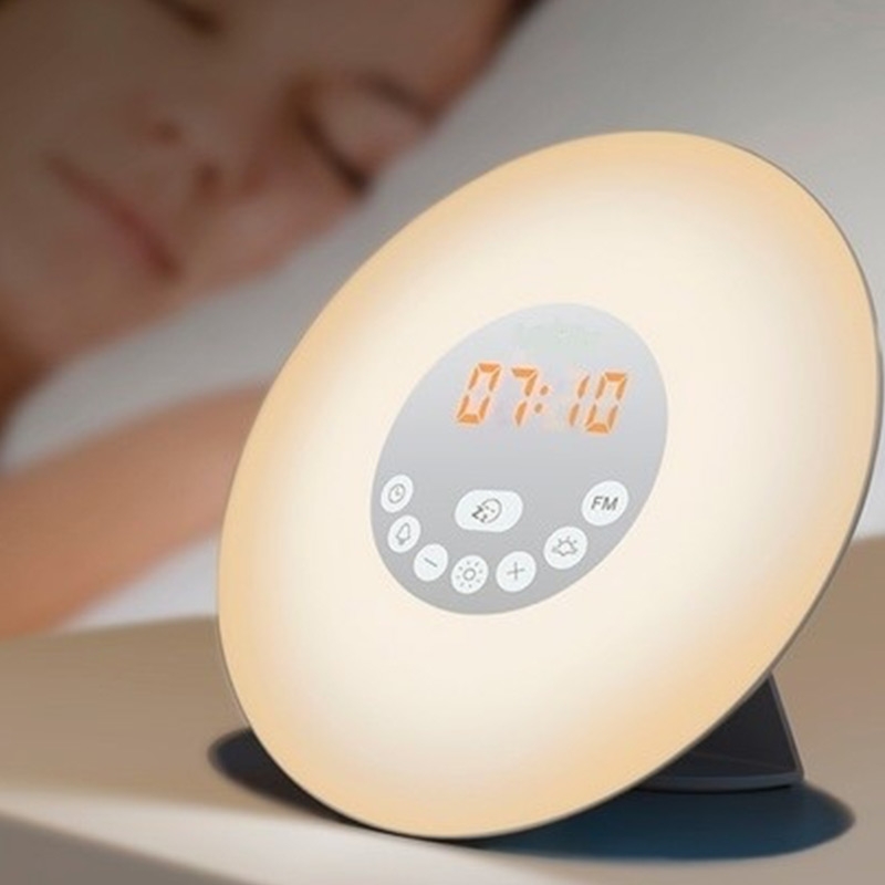 Bedside Colour Changing Wake Up Light and Alarm Clock