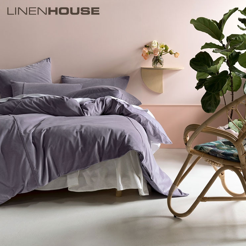 38 off on Velvet Lavender Duvet Cover Set (with Standard Pillowcases)