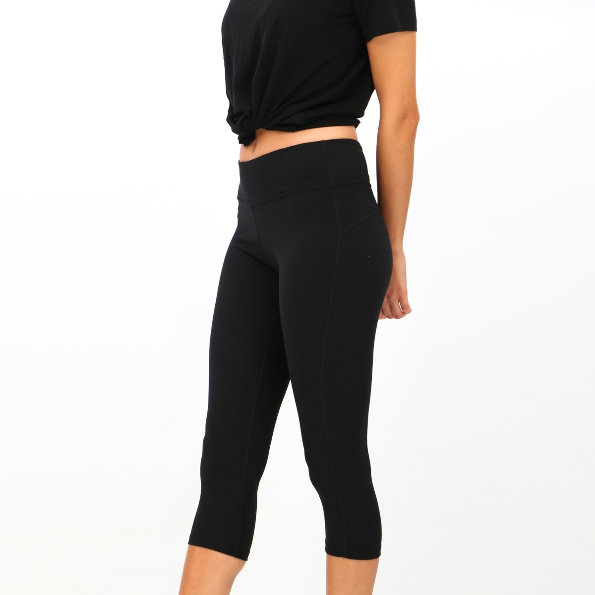 Marika ladies black performance dash capri leggings clearance