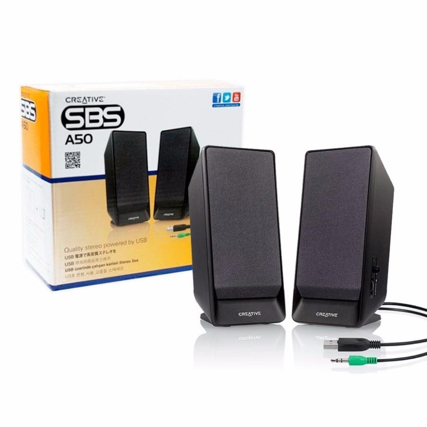 34 Off On Creative Sbs A50 2 0 Channel Computer Speakers