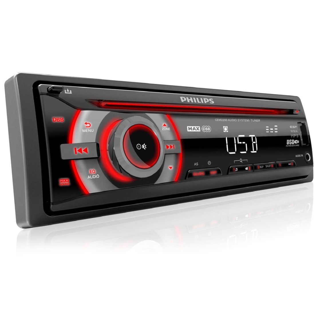 29 off on Philips Car Studio CEM2200/10 50W Black car media receiver