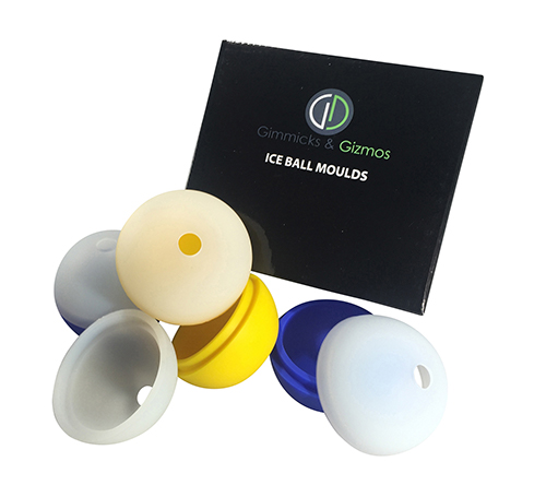 Ice Balls & Spheres Silicone Molds (4 Pack)