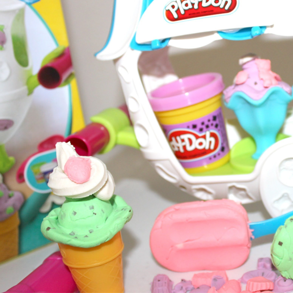 play doh ice cream sundae cart