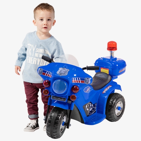 childs electric police bike