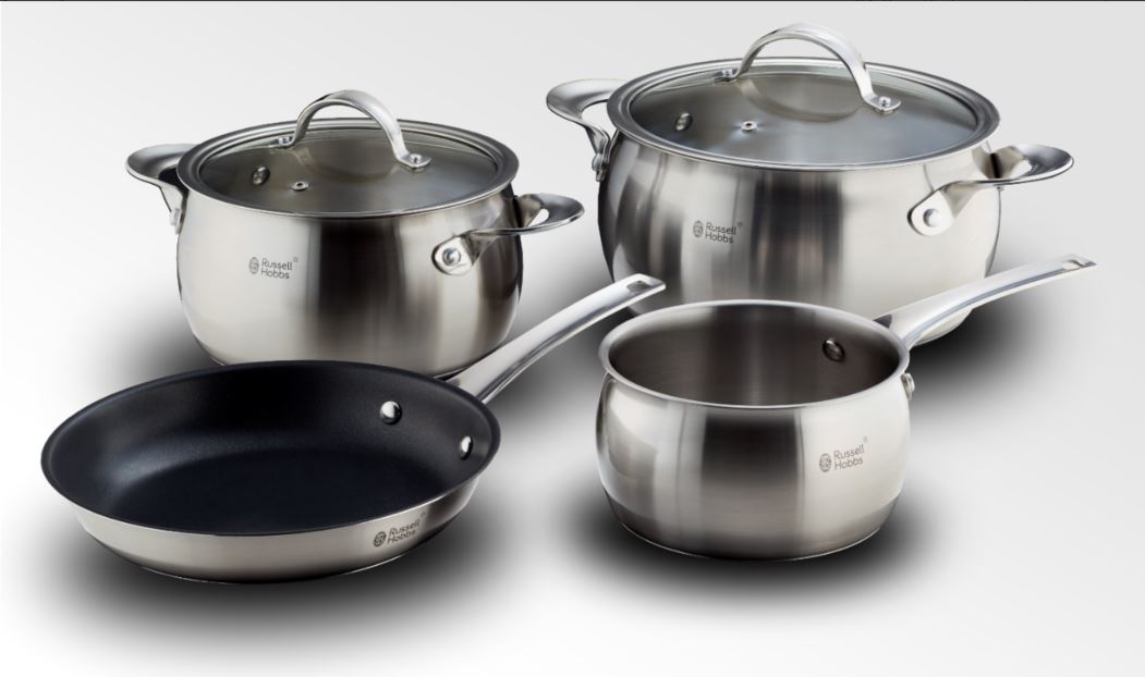 33 off on Russell Hobbs 6 Piece Stainless Steel Nostalgia Belly Pot