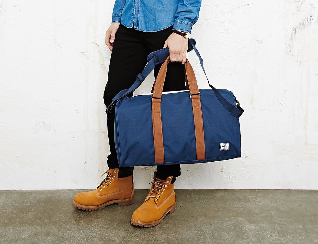 herschel navy duffle