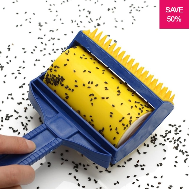 50 off on Reusable Lint Roller Brush with Fingers
