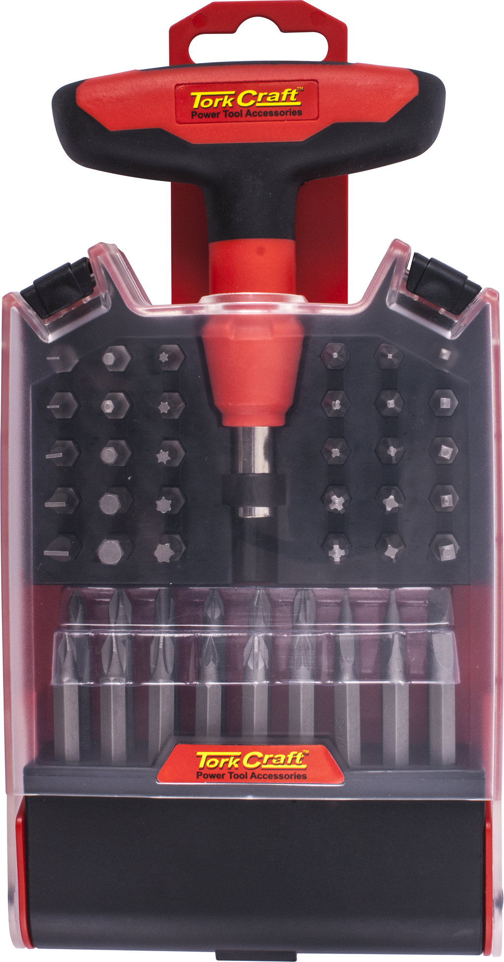 31 off on Tork Craft 49pc Screwdriver Bit Set with THandle Driver in