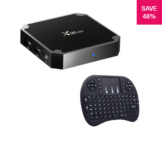 48% off on 4K HD Android Smart TV Box & Mini Keyboard (DSTV Now