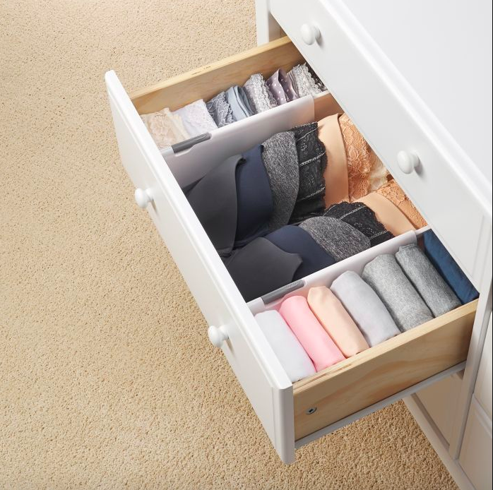 56 Off On Drawer Guru Pack Of 2 Expandable Dresser Drawer