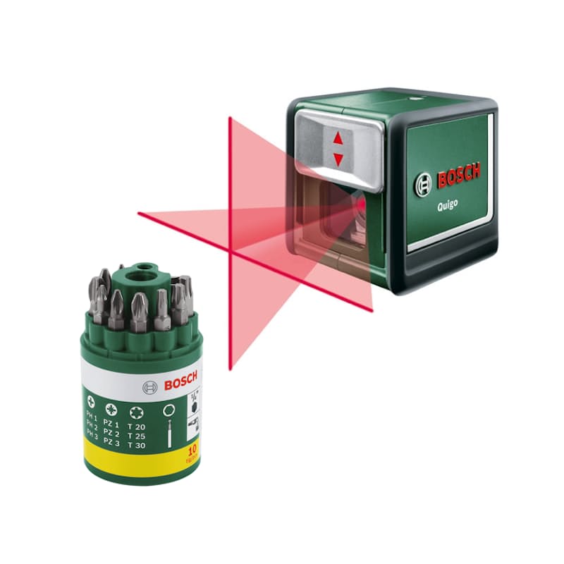 38 Off On Bosch Quigo Iii Laser Levelling Tool 10 Piece
