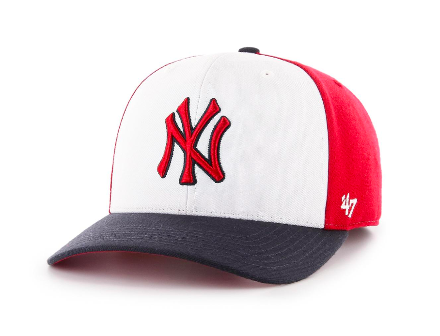 red wool baseball cap