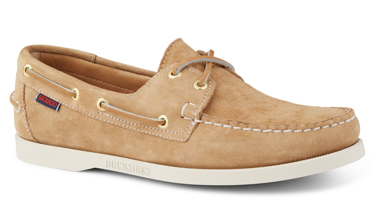 sebago docksides portland suede