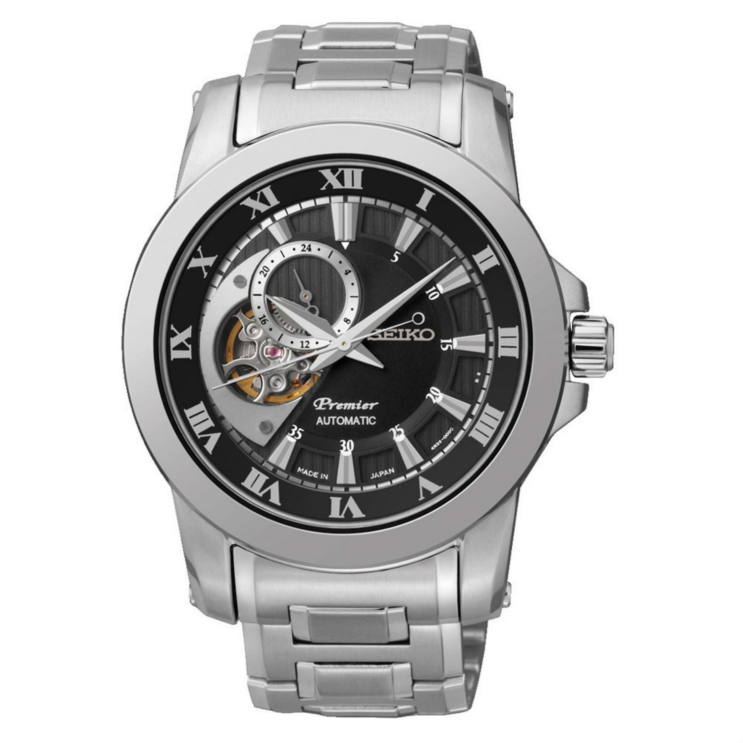 seiko steel watch