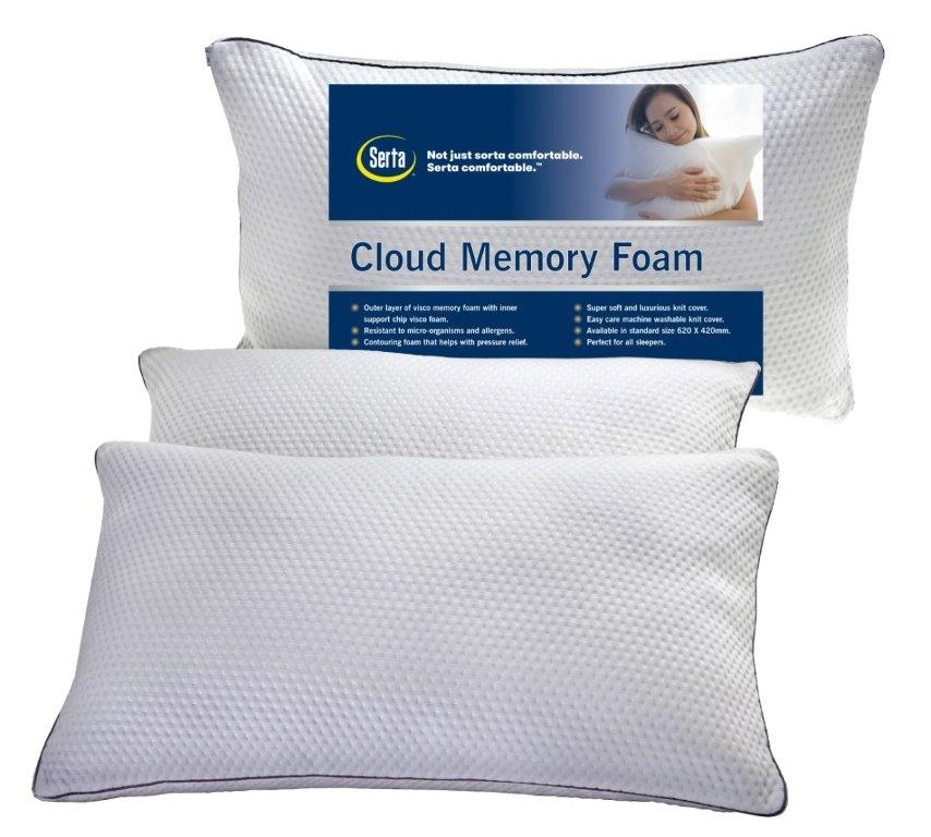 38 Off On Serta Cloud Memory Foam Pillow Onedayonly Co Za
