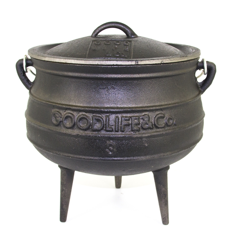 37 off on Goodlife & Co Waxed Potjie Cast Iron Pot OneDayOnly.co.za