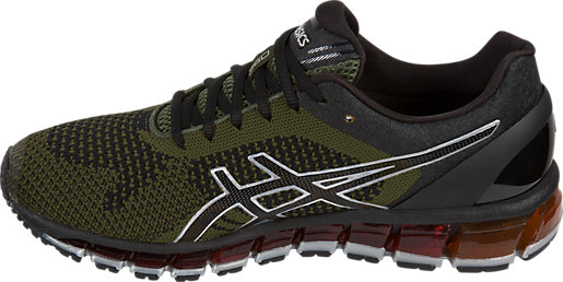 asics knit running shoes