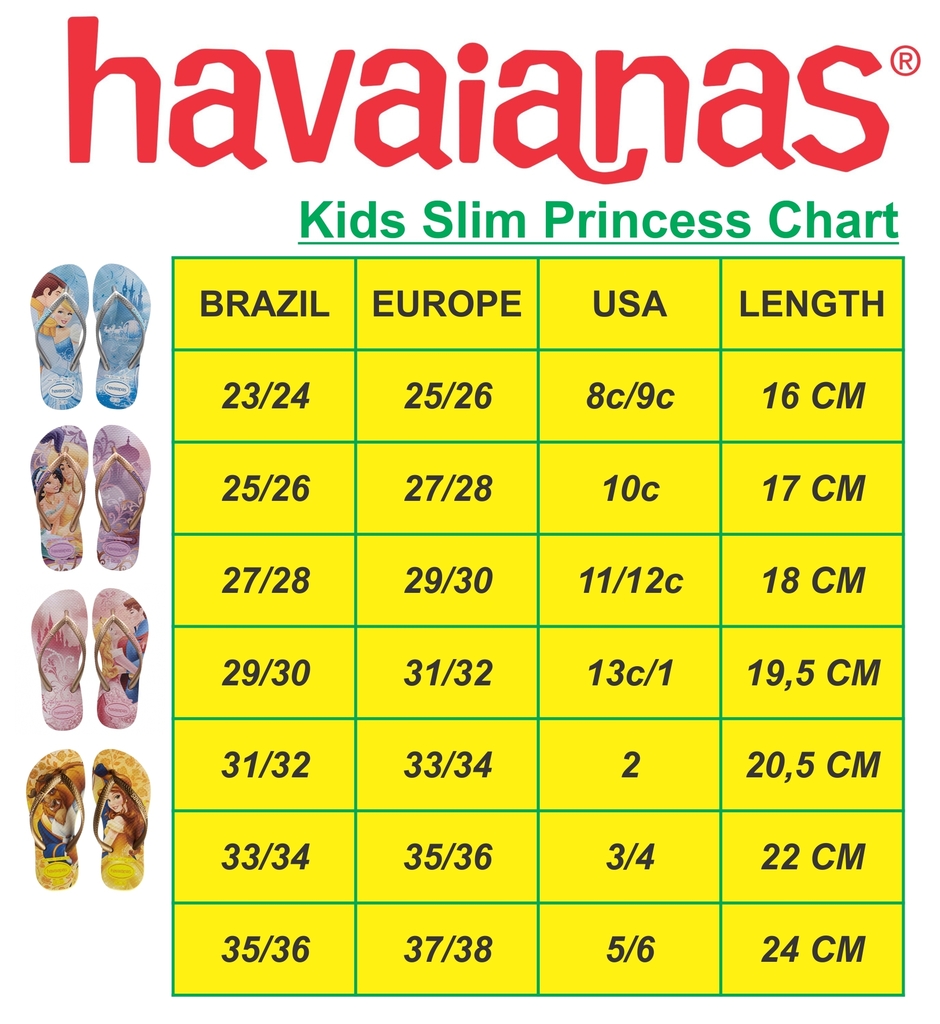 havaiana sizing