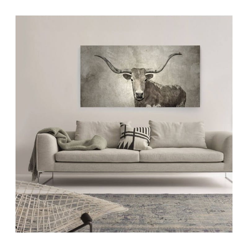25 Off On Abstract Art Texas Longhorn Canvas Onedayonly Co Za