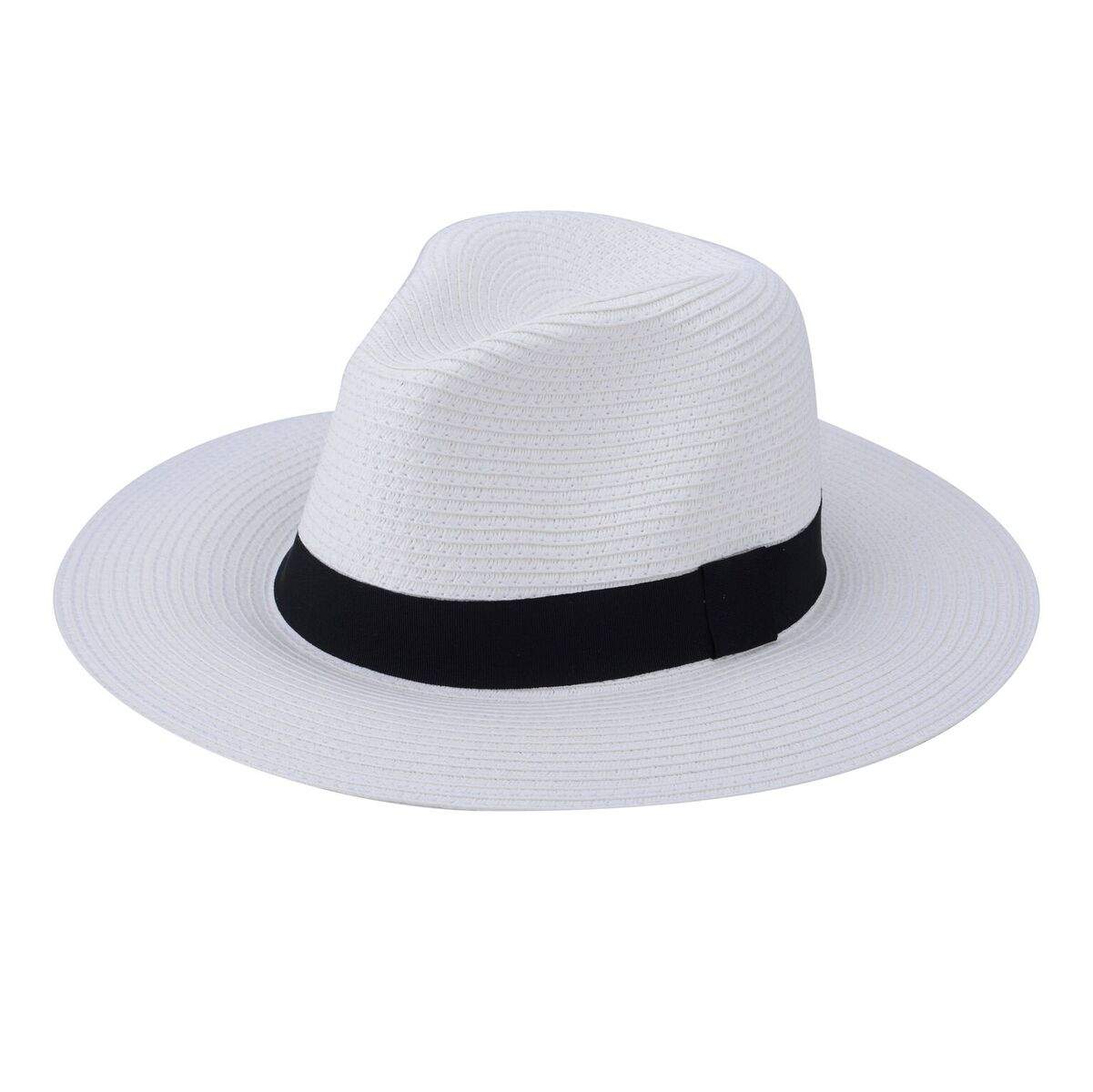 white summer hat