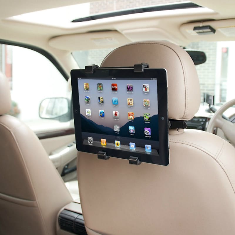 universal in car headrest tablet holder