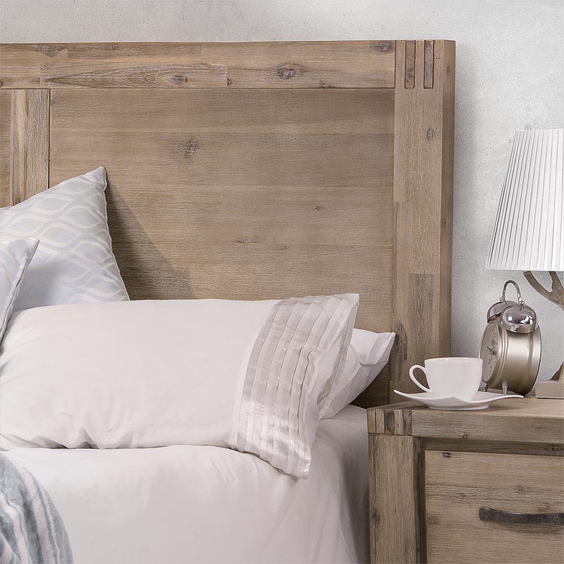 28 off on Vancouver Acacia Wood Headboard OneDayOnly.co.za