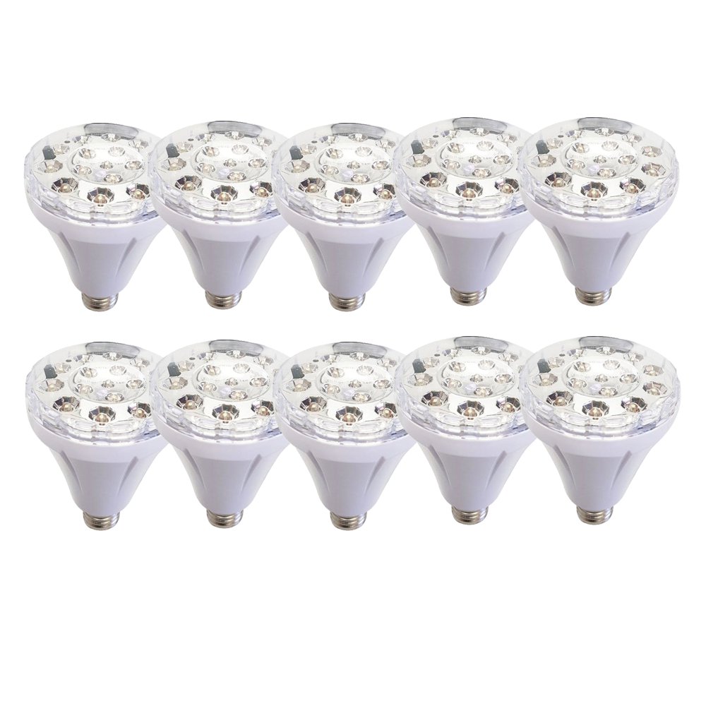 50 off on Pack of 10 Rechargeable Bulbs