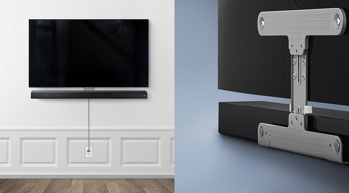 samsung tv and soundbar mount